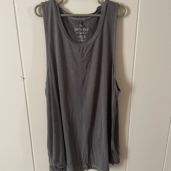 American Eagle Gray Tank - Picture 1 of 3